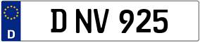 Truck License Plate